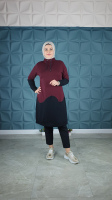 PYS Tunik Dalga Bordo